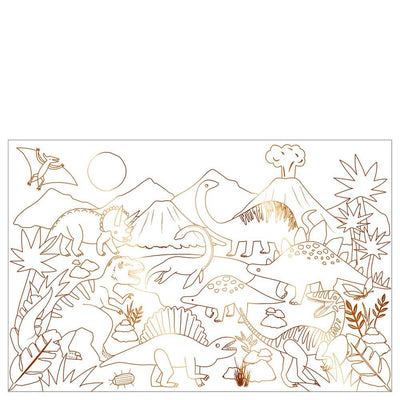 Colouring Posters, 2 Pack - Dinosaur Kingdom