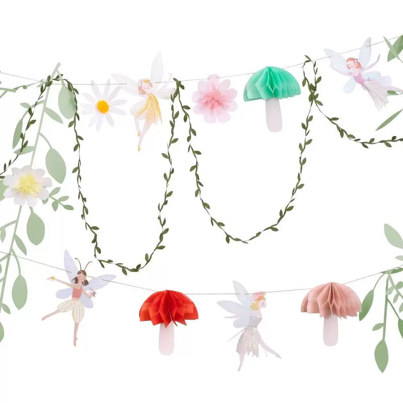 meri meri - garland 3d paper i believe in fairies - swanky boutique malta