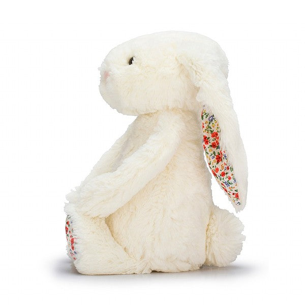 jellycat - soft toy bashful bunny blossom cream medium h31cm - swanky boutique malta