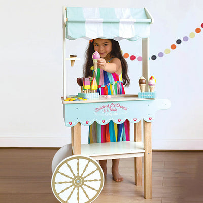 Le Toy Van - Ice Cream Trolley with movable wheels - Swanky Boutique