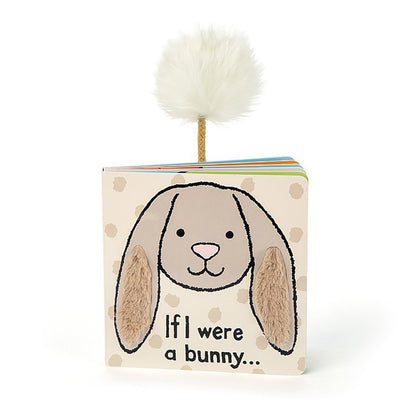 jellycat - if i were a bunny book beige board book - swanky boutique malta