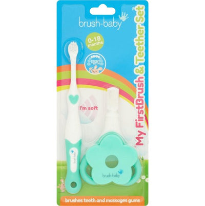 Brush Baby - My First Brush & Teether Set - Swanky Boutique