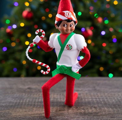 The Elf on the Shelf Extras: Claus Couture Collection - Karate Kicks Set - swanky boutique malta