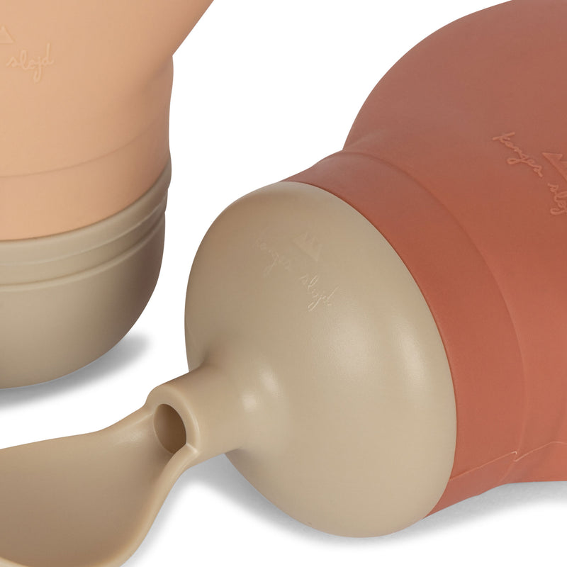 Smoothie Silicone Bag, Including Spoon and Cap (2 Pack)