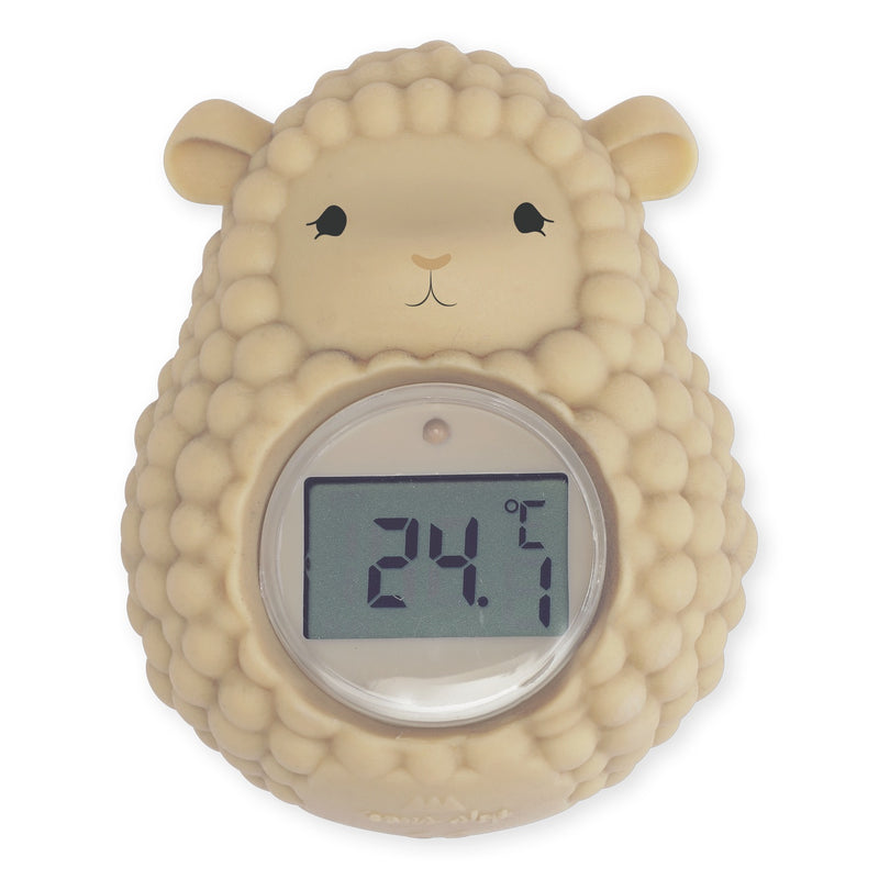 Bath Thermometer, Silicone - Sheep (Sand & Blush)