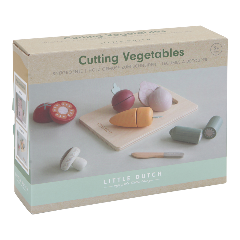 Little Dutch - Play Food Cutting Vegetables incl Board - Swanky Boutique