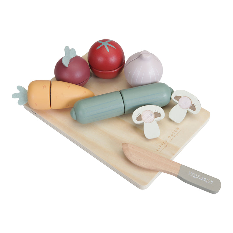 Little Dutch - Play Food Cutting Vegetables incl Board - Swanky Boutique