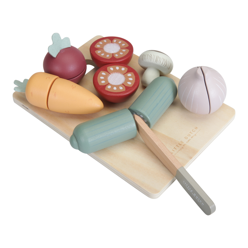 Play Food, Cutting Vegetables incl Board