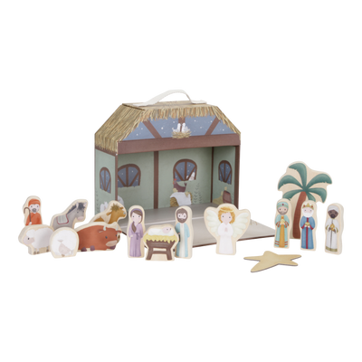 Little Dutch - Play Box Nativity Scene Christmas Manger NEW RELEASE - Swanky Boutique