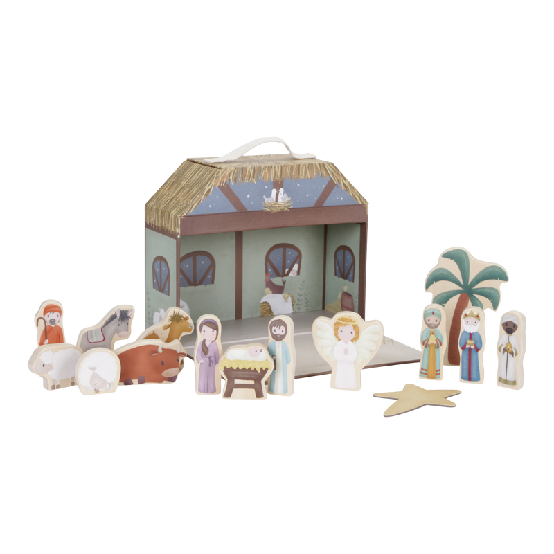 Little Dutch - Play Box Nativity Scene Christmas Manger NEW RELEASE - Swanky Boutique