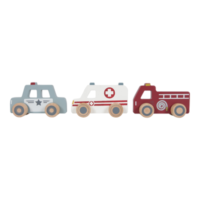 Little Dutch - Vehicles Set of 3 Emergency Vehicles - Swanky Boutique