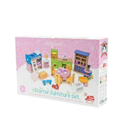 Doll’s House Accessories, 37 Pieces - Daisylane Starter Furniture Set