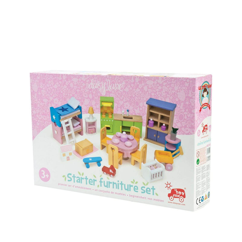 Doll’s House Accessories, 37 Pieces - Daisylane Starter Furniture Set
