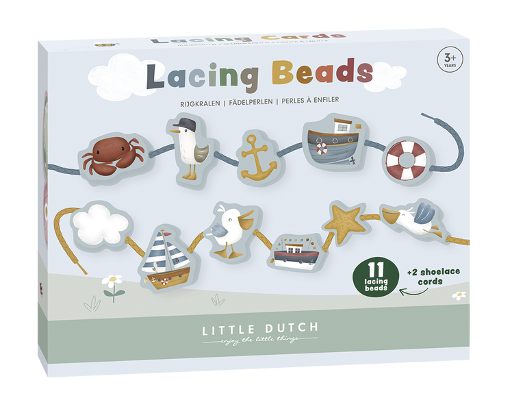 Little Dutch - Lacing Beads Sailors Bay - Swanky Boutique