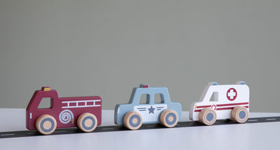 Little Dutch - Vehicles Set of 3 Emergency Vehicles - Swanky Boutique