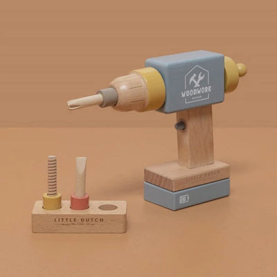 Little Dutch - Toy Drill Blue - Swanky Boutique