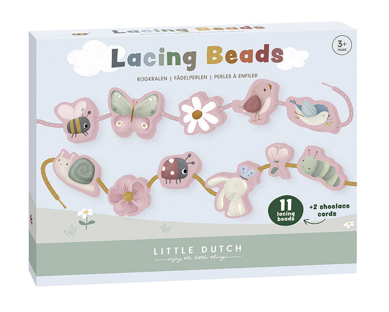 Little Dutch - Lacing Beads Flowers & Butterflies - Swanky Boutique