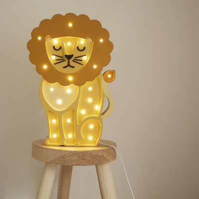 little lights - Lamp Night Light, Lion - African Yellow - swanky boutique malta