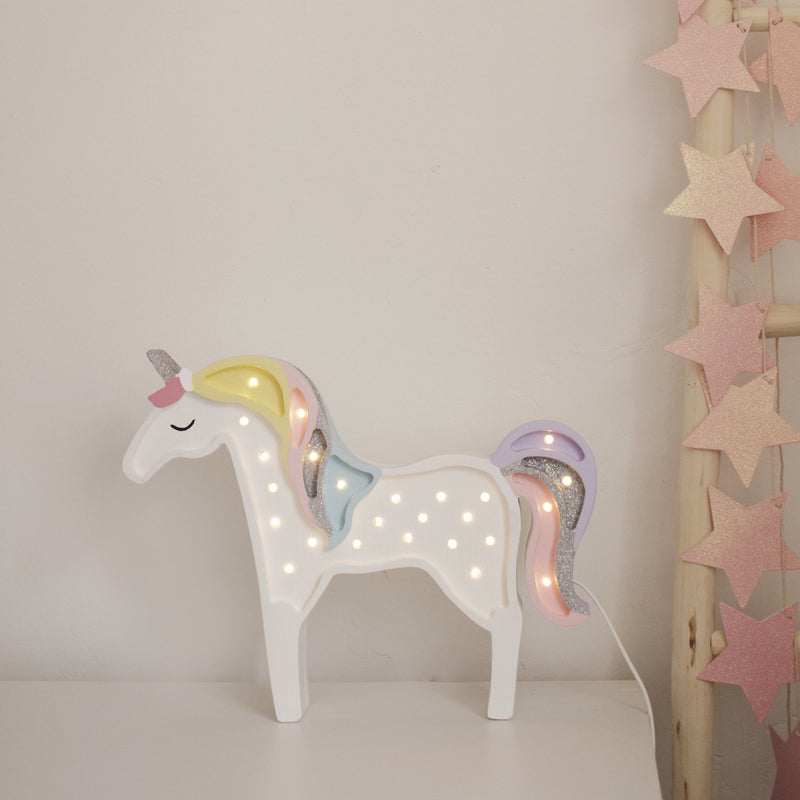 little lights - Lamp Night Light, Unicorn - Magic Rainbow - swanky boutique malta