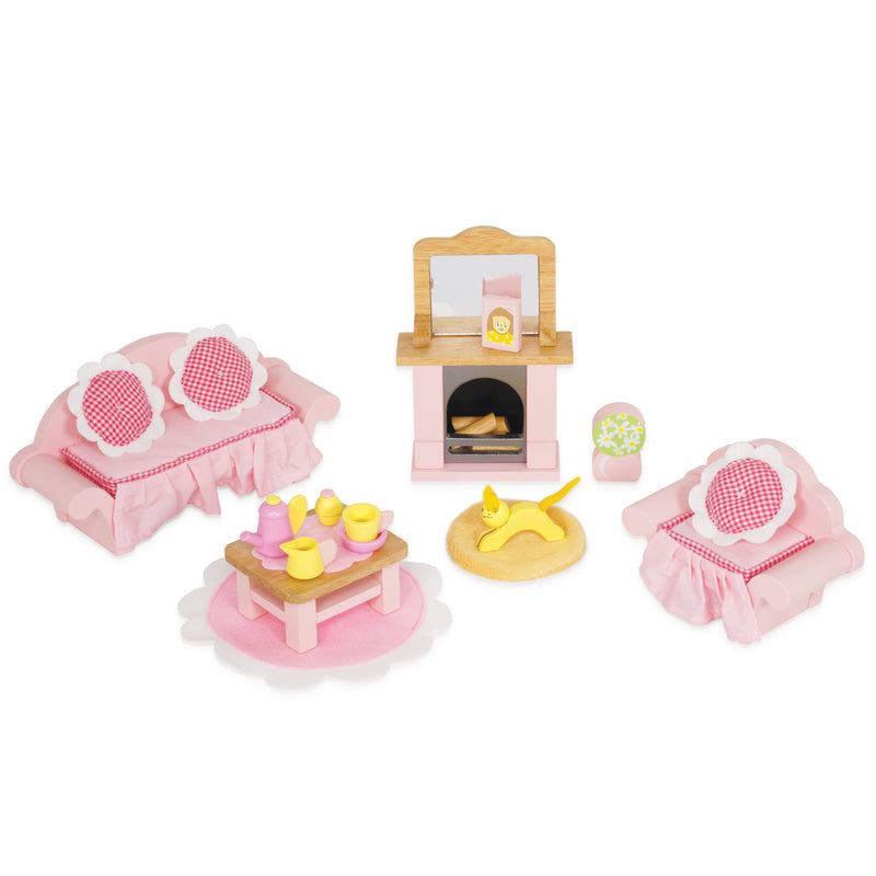 Doll’s House Accessories, 24 Pieces - Daisylane Sitting Room