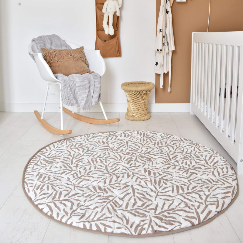 Floor Playmat, Luxe Nappy Free Mats - Tan