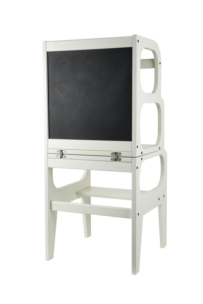 Learning Tower, 3-in-1 Montessori Learning Tower & Desk - White