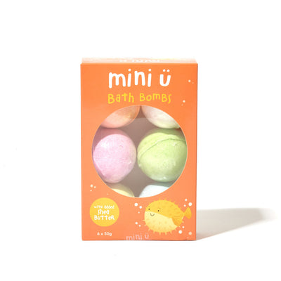 meri meri - bath bombs with sponge toy surprise 6 pack x 50g - swanky boutique malta