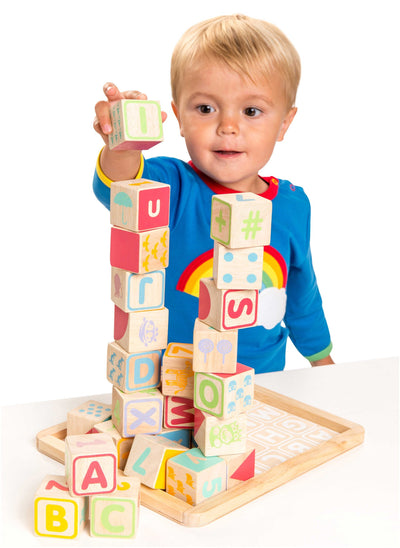 Le Toy Van - Building Blocks Alphabet 12+ Months - Swanky Boutique