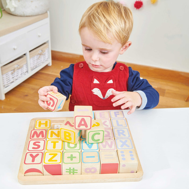 Le Toy Van - Building Blocks Alphabet 12+ Months - Swanky Boutique