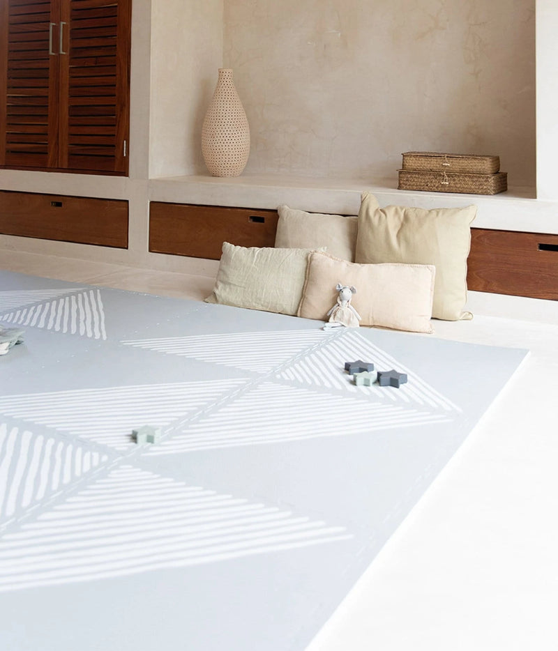Floor Playmat, Sandy Lines - Stone