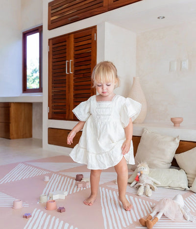 Floor Playmat, Sandy Lines - Sea Shell