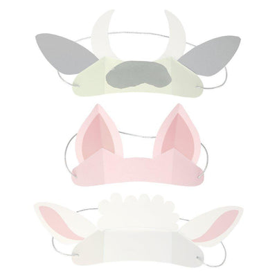 meri meri - animal ears 8 pack on the farm - swanky boutique malta