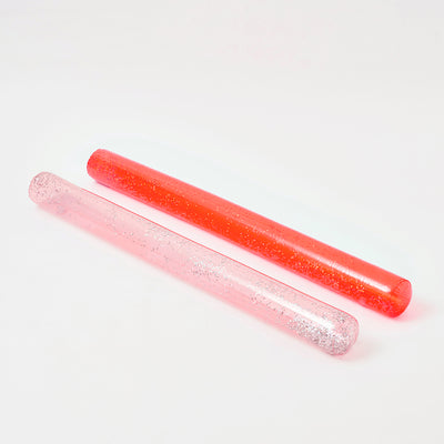 Inflatable Noodles, Set of 2 - Neon Glitter