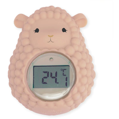 Bath Thermometer, Silicone - Sheep (Sand & Blush)
