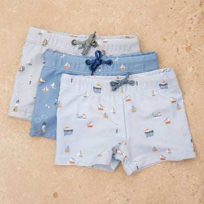 Little Dutch - Swim Shorts Sailors Bay Dark Blue UPF 50+ - Swanky Boutique