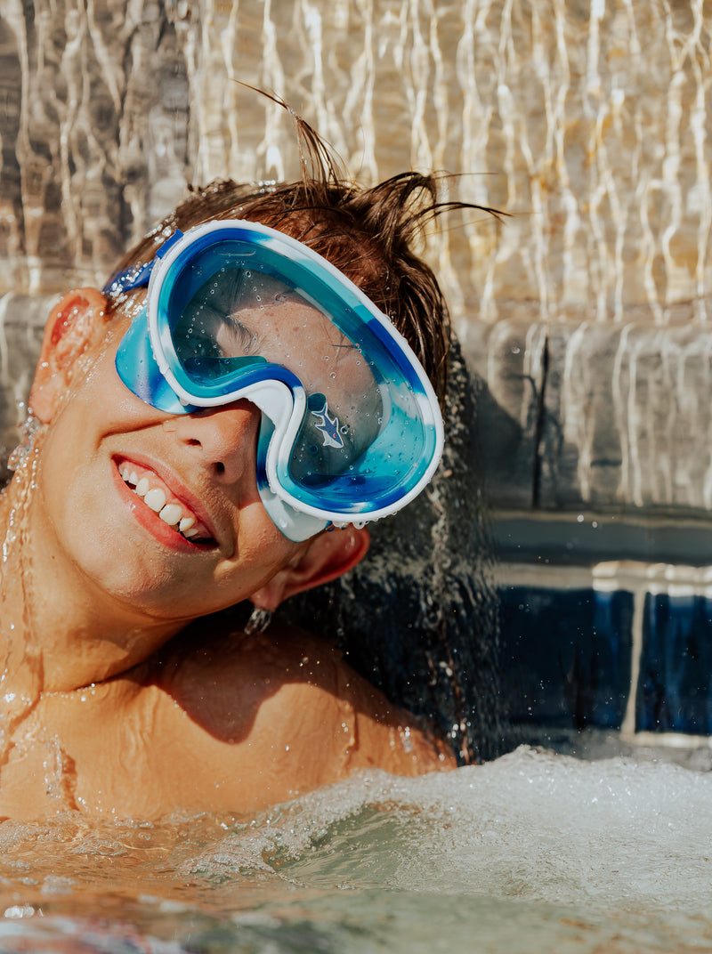 Goggles Mask, Sand Shark - Sammy Blue (5+ years)