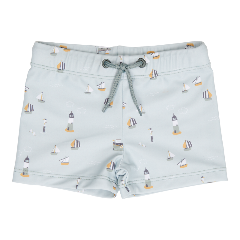 Swim Shorts, Sailors Bay - Olive Green (UPF 50+) Various Sizes