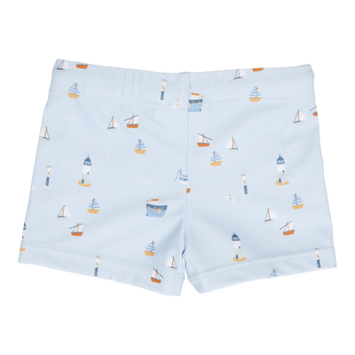 Little Dutch - Swim Shorts Sailors Bay Bay Blue UPF 50+ - Swanky Boutique