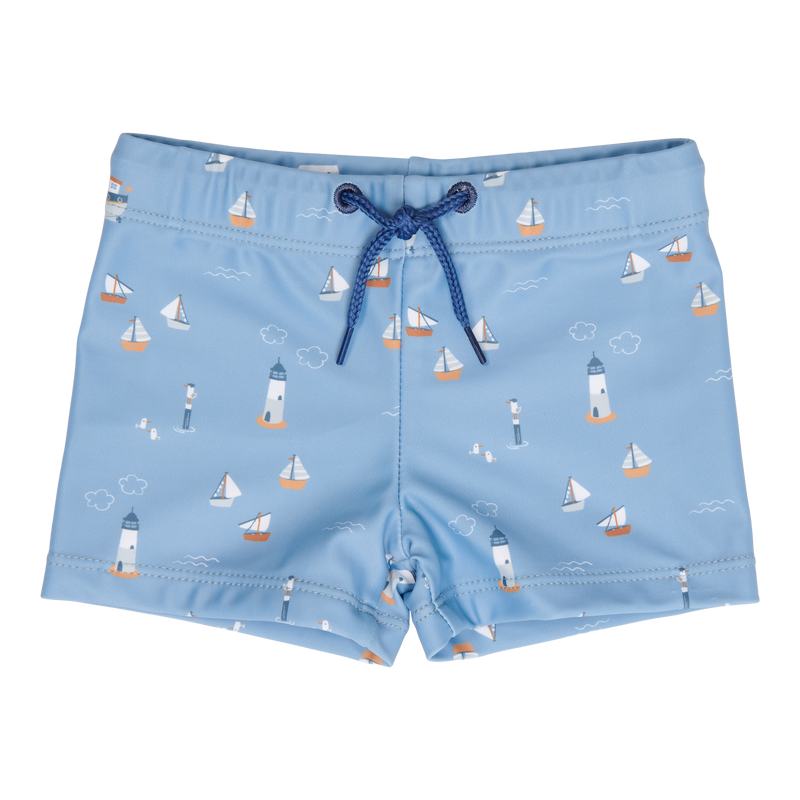 Swim Shorts, Sailors Bay - Dark Blue (UPF 50+) Various Sizes