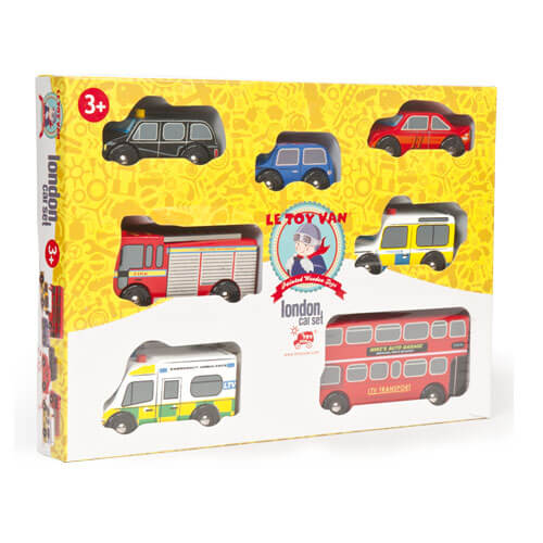 Le Toy Van - The London Car Set 7 Cars - Swanky Boutique