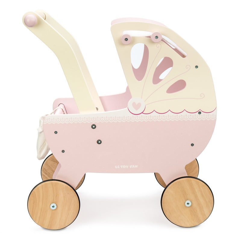 Le Toy Van - Dolls Pram Sweet Dreams Pink - Swanky Boutique