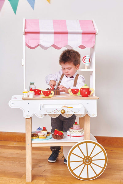 Le Toy Van - Tea & Treats Trolley with movable wheels - Swanky Boutique