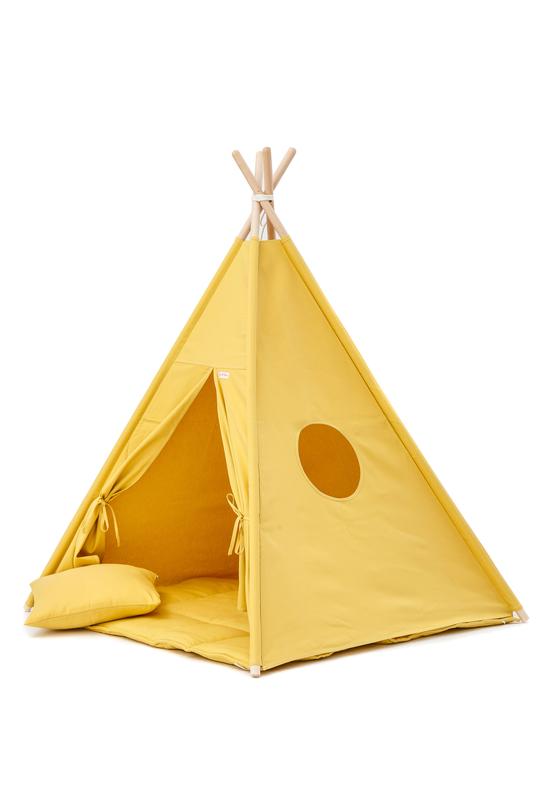 Teepee Tent - Plain Sunny Mustard