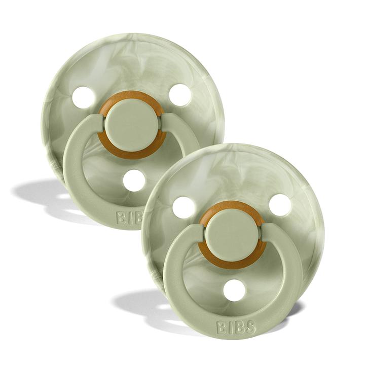 Pacifiers 2-pack, Size 2 (6+ months) - Tie Dye Sage Ivory