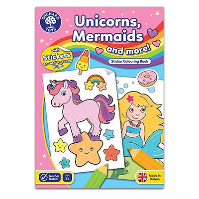 orchard toys - Colouring Book - Unicorns (3+ Years Old) - swanky boutique malta