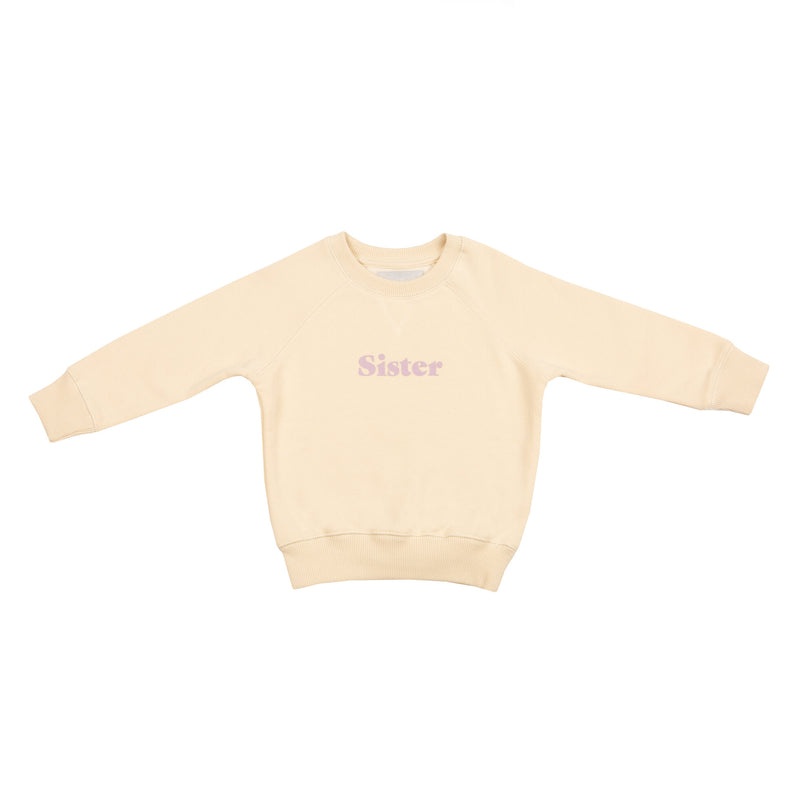 Sweatshirt "Sister" - Vanilla (Various Sizes)