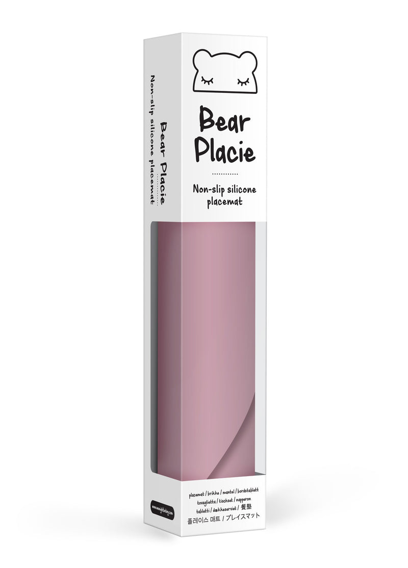 We Might Be Tiny - Placemat Bear Placie Dusty Rose - Swanky Boutique