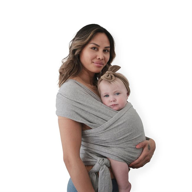 Baby Carrier Wrap - Gray Melange