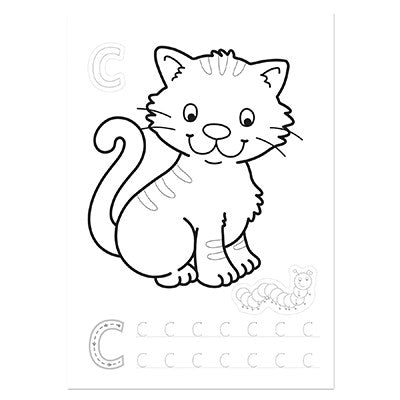 orchard toys - Sticker Colouring Book - ABC (4+ Years) - swanky boutique malta