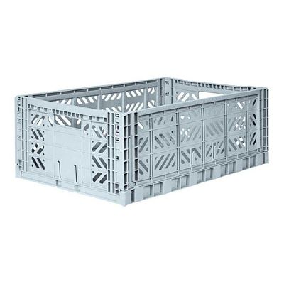 Storage Box, Folding Crate - Pale Blue, Various Sizes